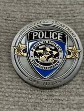 FRISCO POLICE DEPARTMENT TEXAS CHALLENGE COIN - POLICE UNITY TOUR DALLAS COWBOYS