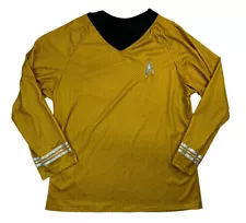 Star Trek Kirk Uniform Shirt Top Men's XL Rubie's Costume Co. 2016 version