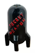 SECRET WEAPON DRY RUB SHAKER RARE SYRACUSE NY BOOM BOOM BBQ TORPEDO MISSILE HOT