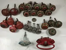 Vintage Dresser Drawer Pulls Lot 25 Cabinet Knobs Handles