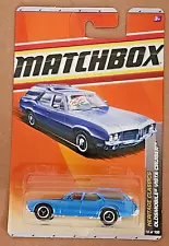 MATCHBOX HERITAGE CLASSICS OLDSMOBILE VISTA CRUISER #18/100 BLUE FOR SALE SIGN