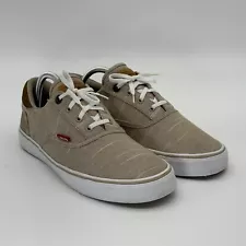 Levi’s Ethan Beige Comfort Canvas Casual Lace-Up Low Top Shoes Men's Size 8.5