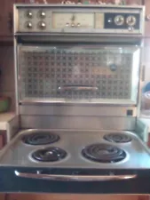 1960's Frigidaire Flair Custom Imperial Electric Stove Single Oven Brown Pick UP