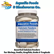 Calcium Feeder Discs for Shrimp, Snails, Crabs, Crayfish and all Tropical Fish