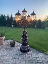 BEAUTIFUL CAST IRON VICTORIAN STYLE STREET LIGHTS - HBR523