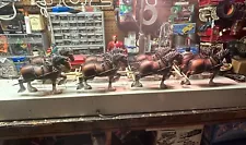 1960’s budweiser clydesdale horses for 6' light