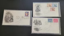 ANNETTE FUNICELLO signed X3 ENVELOPES UNITED NATIONS AUTOGRAPHS DISNEY ACTRESS