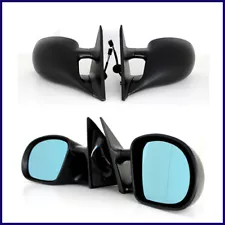 M3 STYLE POWER SIDE MIRROR MIRRORS METAL BASE BMW E36 COUPE CONVERTIBLE PAIR SET