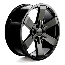 Chevy Midnight Edit 22" Gloss Black Wheels Silverado Rims Rally 5662 CK162 Set 4