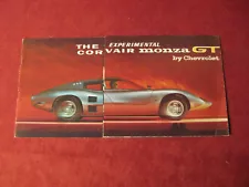 1965 Chevy Corvair Monza GT Dream Car Sales Brochure Booklet Catalog Original