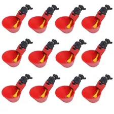 12Pack Fully Automatic Poultry Drinking Machine Chicken Drinking Watering Cups