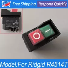 NEW Table Saw Push Button Switch For Ridgid R4514T 6-Pins 18A 127V T85/55