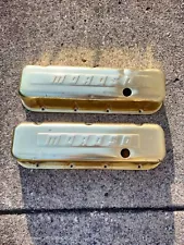 MOROSO Gold Anodized Valve Covers BBC Big Block Chevy.