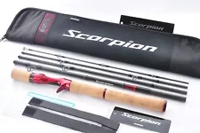 Shimano 19 Scorpion 1602R-5 Five Piece Baitcasting Technical Versatile Rod JAPAN