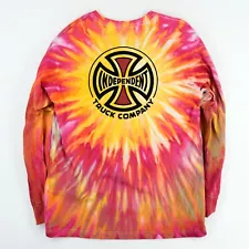 Dickies x Independent Skateboards Sz. Medium Long Sleeve Pocket T-Shirt Tie Dye