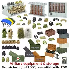 Military Gun Weapon Rifle Army Vest Suit Camo Munition Building Blocks for LEGO