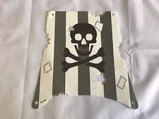 Genuine LEGO Single Sail From Set 6290 Pirate Battle Ship Skull/Crossbone. VGC.