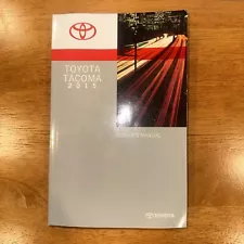 2015 TOYOTA TACOMA OWNERS MANUAL