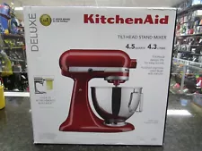 NEW!! KitchenAid Deluxe 4.5 Quart Tilt-Head Stand Mixer - Empire Red (KSM97ER)