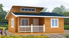 32 x 12 Ft exotic 2 bedroom Wooden tiny home. Complete with Kitchen and bath