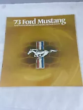 1973 Ford Mustang Sales Brochure 73 Mach 1 Grande Convertible