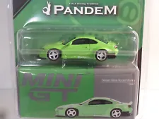 MINI GT #500 - GREEN - PANDEM - NISSAN SILVIA ROCKET BUNNY - USA EXCLUSIVE - S30