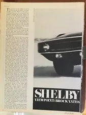 SHELBYART14 Article Shelby Cobra GT 350 Feb 1969 6 page