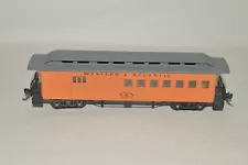 HO AHM Rivarossi Western & Atlantic RR old time passenger car train COMBINE KD's