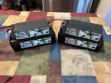 SMC 6S LIPO BATTERY 7600MAH 150C USED EXCELLENT CONDITION TOTAL OF 2