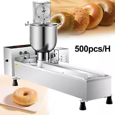 Wixkix Doughnut Fryer Commercial Donut Making Machine 3000W Temperature Control