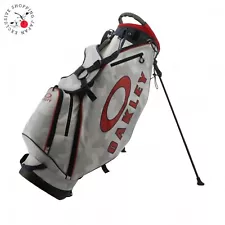 Oakley Golf Carry Stand Bag 17.0 FW 9.5 x 47in FOS901535 Lightweight White/Gray