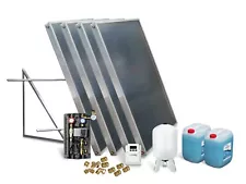 Solar System Complete Pack 8, 00m ² Flat Roof Assembly Watt