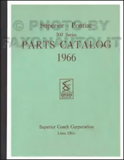 1966 Pontiac Superior Hearse and Ambulance Parts Book Illustrated Catalog 66