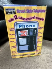 Vintage Novelty Street Goods Retro Pay Phone Landline Telephone Works BRAND NEW