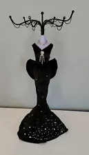 SALE! 'Black Dress' Jewelry Organizer for Necklaces, Rings, Bracelets, Earrings