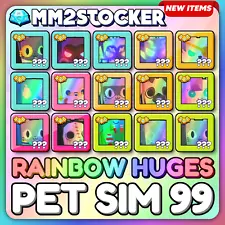 PET SIMULATOR 99 (PS99)✨Rainbow Huge Pets ✨✅CHEAP | SAME DAY DELIVERY✅