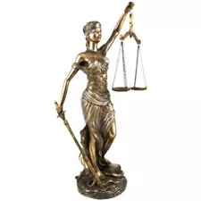 Blind Lady Scales of Justice Lawyer Statue Attorney Judge BAR Graduate 8223