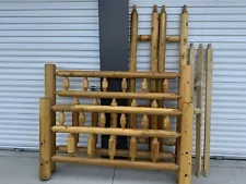 Log Bed Frame