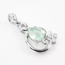 Black Friday Sale Icy Green Paraiba Tourmaline 1.60Ct Precious Jewelry Pendants