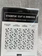 NEW Stampin' Up ORNATE FLORAL 3D Embossing Folder MINI FLOWERS All Occasion