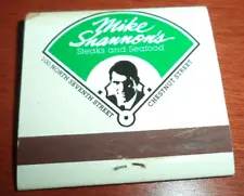 Mike Shannon's Restaurant Used Matchbook Cardinals St. Louis, MO