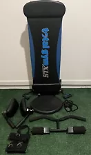 Chuck Norris Total Gym XLS Home Gym Workout Ab Machine + Extras Great Condition