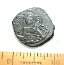 1,000 year old c 976 - 1028 Jesus large coin Religious relic 28mm 8.46g Xmas !