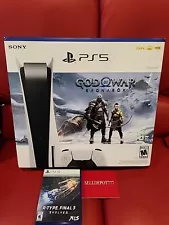 Sony PS5 Blu-Ray Edition Console God of War Ragnarök Games Bundle - White