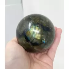 Natural Labradorite Large Polished Sphere With Flash Crystal Ball Healing 76mm