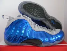 NIKE AIR FOAMPOSITE ONE SPORT ROYAL BLUE-WOLF GREY SZ 17 [314996-401]