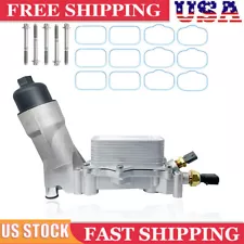 Engine Oil Filter & Oil Cooler Housing For 2011-2016 Chrysler Jeep Dodge V6 3.6L