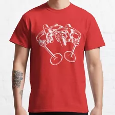 SALE! Ducati Desmo Line Drawing T-Shirt For Fan