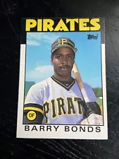 1986 Topps #11T Barry Bonds Rookie Card (mint)