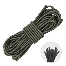 Shock Cord 1/8" Bungee Rope Stretch Nylon Jack w/Rubber Core Bungie Elastic Line